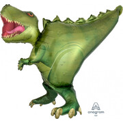 T-Rex Dinosaur Foil Supershape Balloon (91cm x 76cm) Pk 1