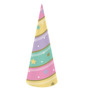 Unicorn Sparkle Party Hat Horns Pk 8