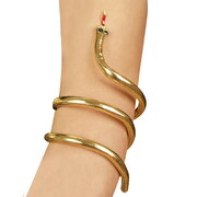 Gold Snake Armband Egyptian Costume Arm Cuff Accessory