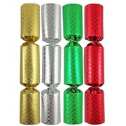Christmas Foil Bon Bons Crackers 8in Pk 100 Xmas