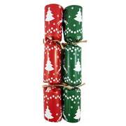 Red & Green Tree & Reindeer Print Christmas Bon Bons 10in Pk 50