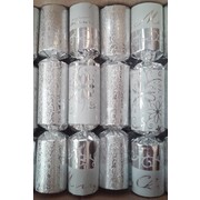 Assorted Silver & White Design Foil Bon Bons (10in.) Pk 50