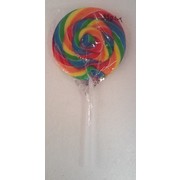 Rainbow Swirl Mega Lollipop (85g) Pk 1