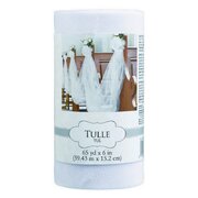 White Tulle Decoration (15.2cm x 59.43m) Pk 1