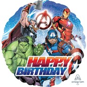 Avengers Group Happy Birthday Foil Balloon 18in. Pk 1