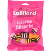 Licorice Allsorts Lollies 135g
