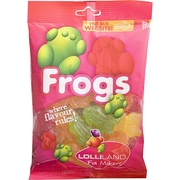 Assorted Colour Lolly Frogs (160g)