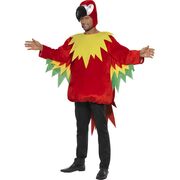 Adult Parrot Costume with Hood (Medium 38-40in) Pk 1