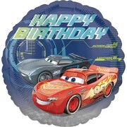 Disney Cars 3 Happy Birthday Foil Balloon 43cm