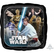 Star Wars 2-Sided Design 17in. Foil Balloon Pk 1 (1 BALLOON ONLY)