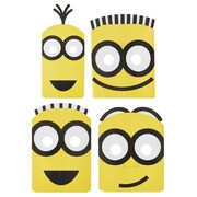 Minions Despicable Me Paper Masks 8 Pack | Kids Party Masks