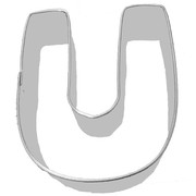 Alphabet Cookie Cutter - Letter U (3in.) Pk 1