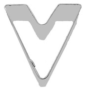 Alphabet Cookie Cutter - Letter V (3in.) Pk 1