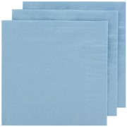 Light Blue Party Napkins - Dinner 2 ply Pk100 