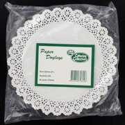 White Round Doilies 228mm Pk250 