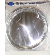 Platter Round 410mm Silver Pk2
