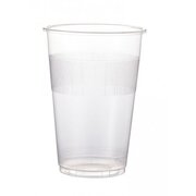 Clear Plastic Beer Cups 425ml (Pk 25)