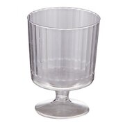 Clear Reusable Wine Goblets 145ml (Pk 15)