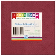 Burgundy Party Napkins - Lunch 2 ply Pk50 