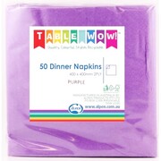 Purple 2 Ply Dinner Napkins Pk 50