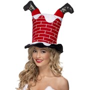Santa Stuck in Chimney Hat Pk 1
