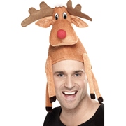 Reindeer Sat on Your Head Christmas Hat Pk 1 