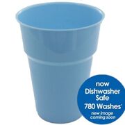 Light Blue Plastic Cups - 285ml Pk20 