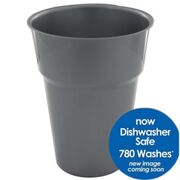 Silver Plastic Cups - 285ml Pk20 