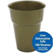 Gold Plastic Cups - 285ml Pk20 