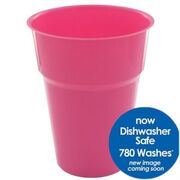 Magenta Plastic Cups - 285ml Pk20 