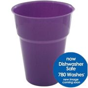 Purple Plastic Cups - 285ml Pk20 