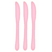 Reusable Light Pink Plastic Knives 19cm (Pk 20)