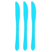 Reusable Azure Blue Plastic Knives 19cm (Pk 20)