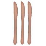 Reusable Rose Gold Plastic Knives 19cm (Pk 20)