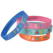 Peppa Pig Rubber Party Favour Bracelet (Pk 6)