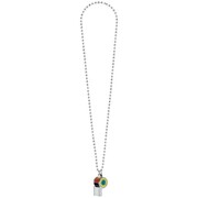 Plastic Rainbow Whistle on Chain 