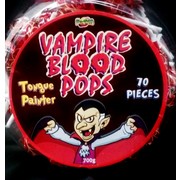 Vampire Blood Pop Tongue Painter Lollipops (700g - Approx. 70 Lollipops)