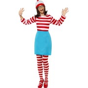 Adult Where's Wally Wenda Costume Womens X Large
