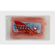 Strawberry Flavour Straps Pk Approx. 150 (1.2kg in Total)