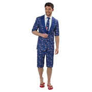 Adult Mens Australian Flag Short Suit (X Large)