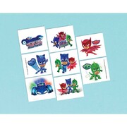 PJ Masks Tattoos (1 Sheet of 8 Tattoo Squares)