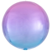 Pink Purple Blue Ombre Orbz Balloon (38cm x 40cm) Pk 1