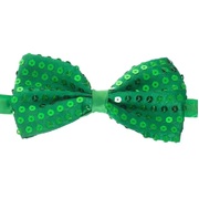 Green Sequin Bow Tie