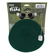 Special Forces Costume Kit (Beret, Glasses & Dog Tag Necklace) Pk 1
