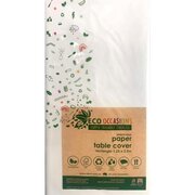 White Rectangle Paper Tablecover (125x250cm) Pk 1