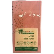 Rose Gold Rectangle Paper Tablecover (125x250cm) Pk 1