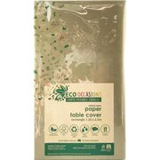 Gold Rectangle Paper Tablecover (125x250cm) Pk 1