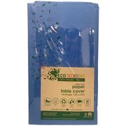 Royal Blue Rectangle Paper Tablecover (125x250cm) Pk 1