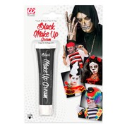 Black Make Up Cream Face & Body Paint 28ml Tube | Costume Makeup