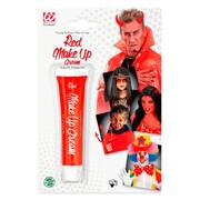 Red Make Up Cream Face & Body Paint 28ml Tube | Costume Makeup
